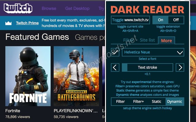 Dark Reader 黑色主题，适用于任何网站，保护眼睛利器介绍图3